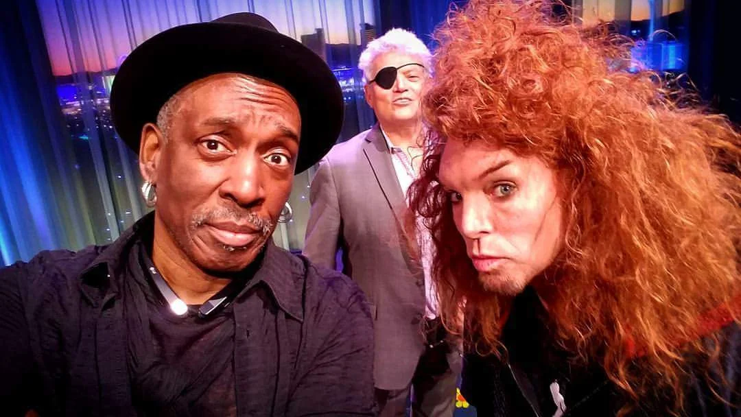 Carrot Top performing live on stage